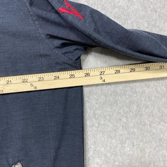 LinkSoul Pullover Mens Extra Large 1/4 Zip Blue Golf Lightweight Activewear V1 - Picture 8 of 11